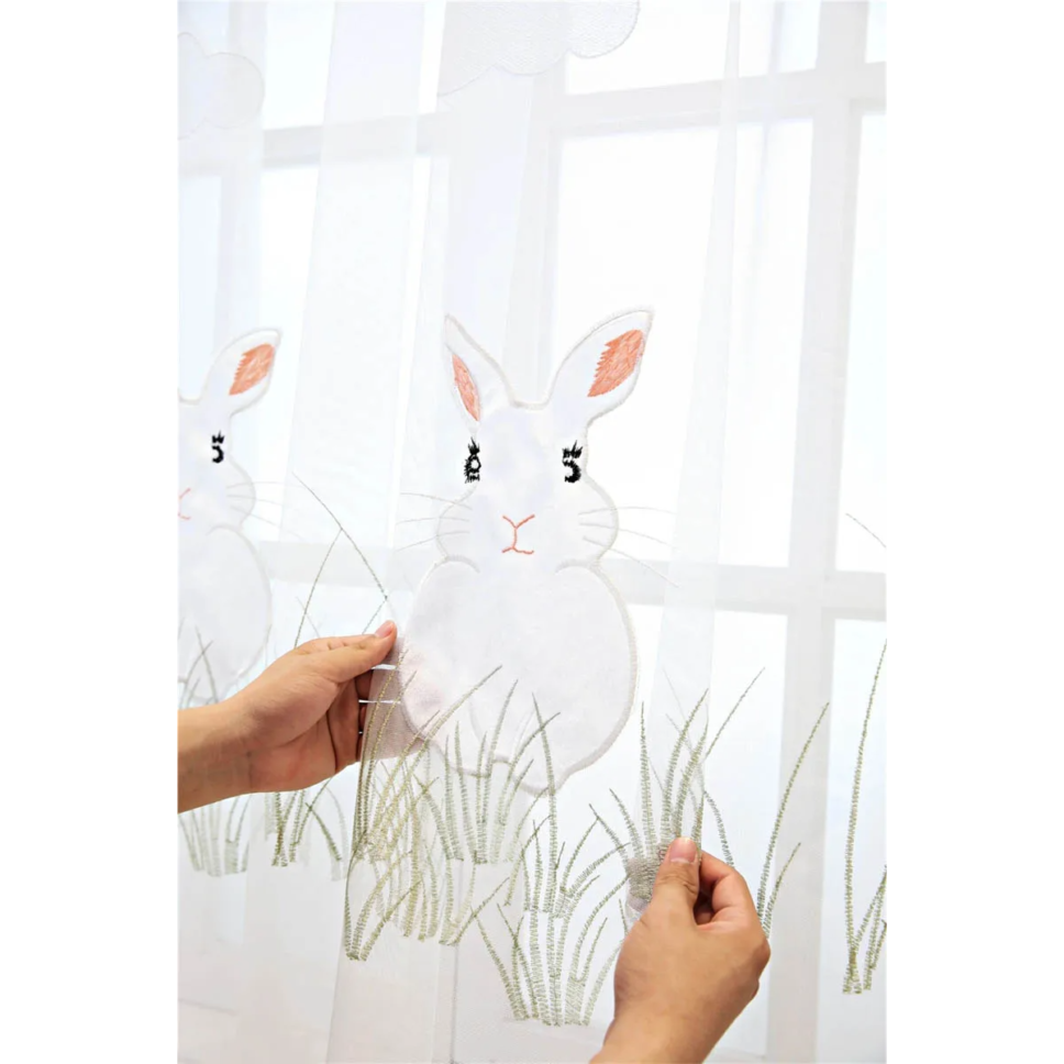 rabbit-embroidered-kids-curtains, voile-curtains, embroidered-curtains, edit-home-curtains