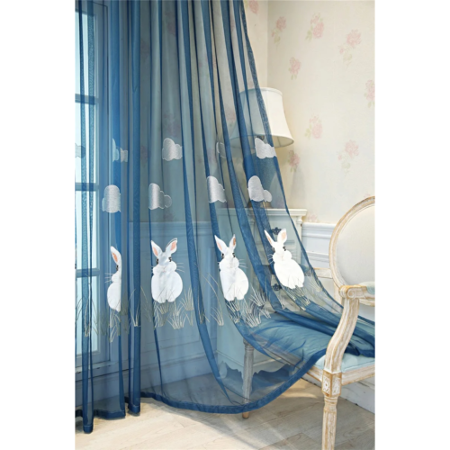 rabbit-embroidered-kids-curtains, voile-curtains, embroidered-curtains, edit-home-curtains