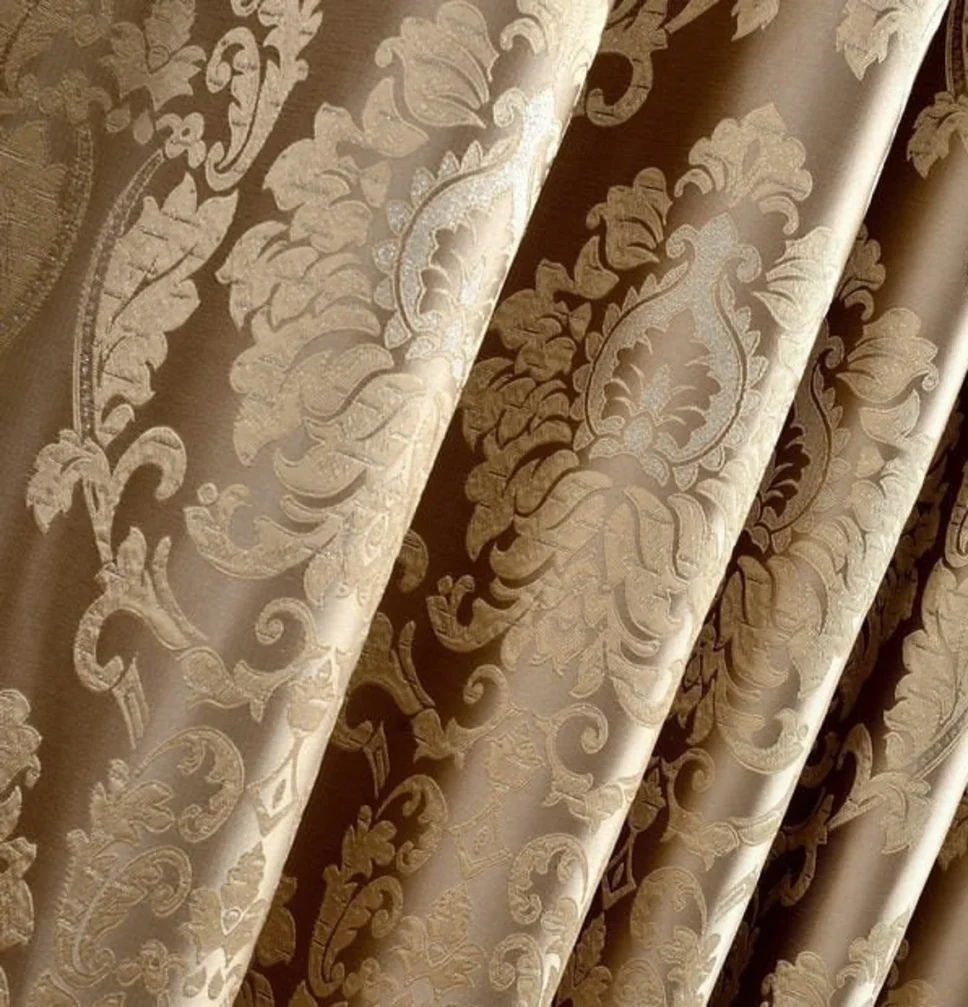 shiny-jacquard-gold-curtains,golden-curtains