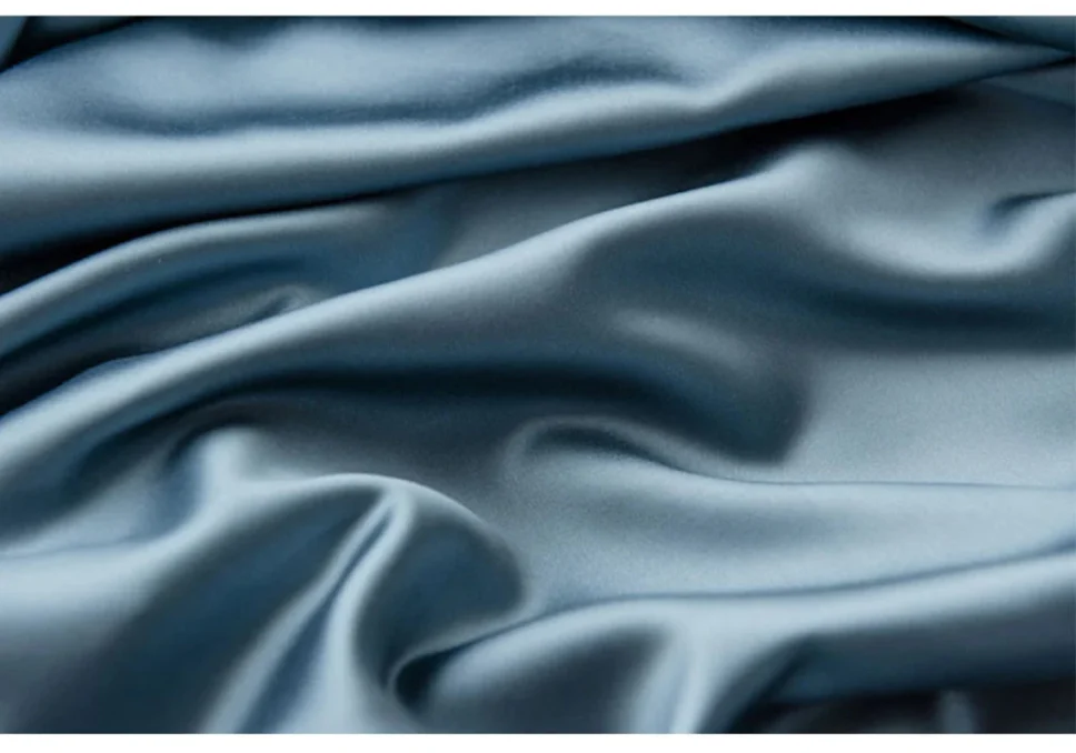 Premium Silk Blue Curtains