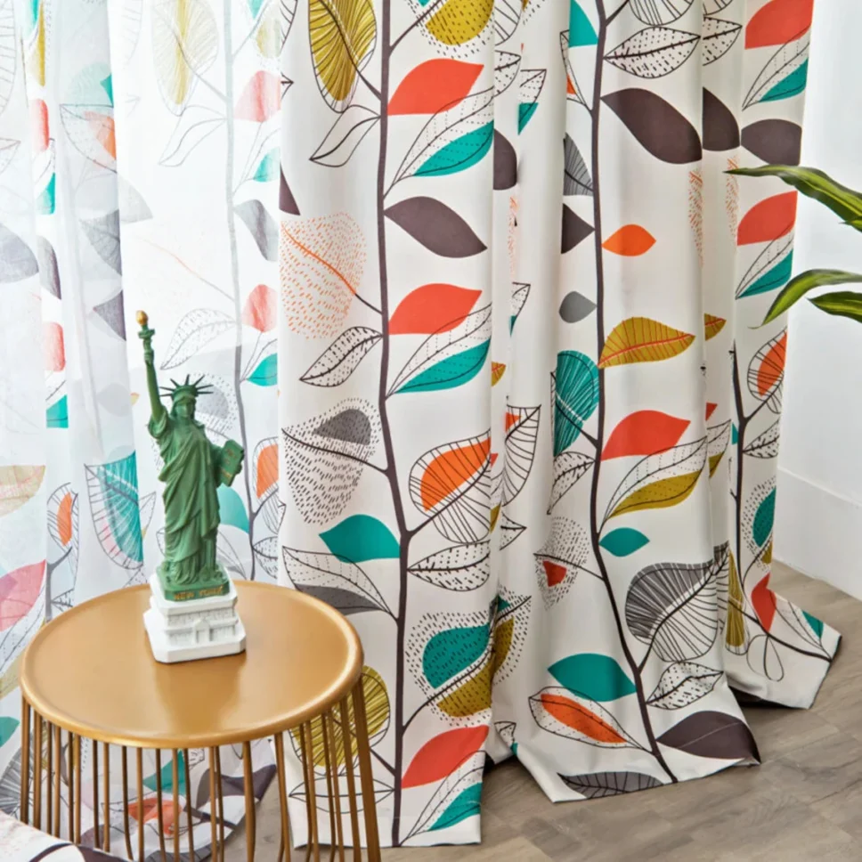 Leaf-Pattern-Curtains