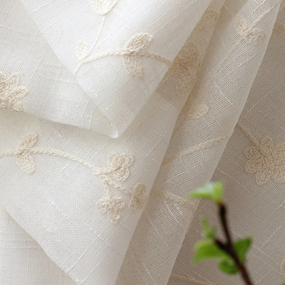 embroidered-sheer-curtains,white-curtains