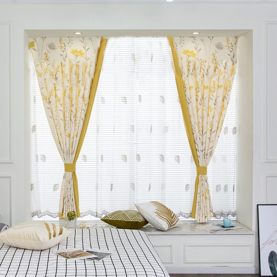 yellow-bedroom-curtains, blackout-curtains, edit-home-curtains