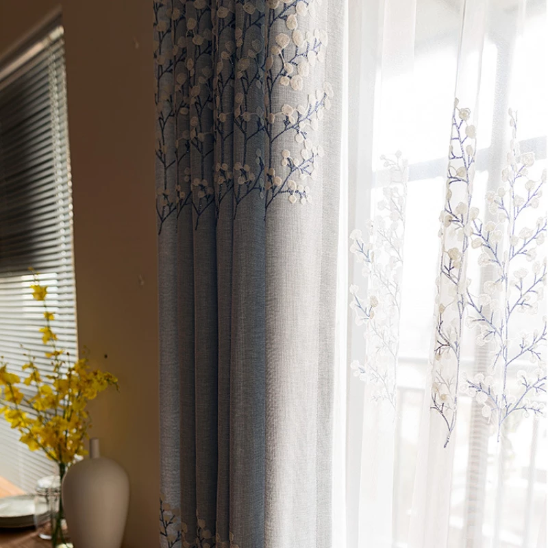 embroidered-grey-curtains, blackout-curtains, embroidered-curtains, edit-home-curtains