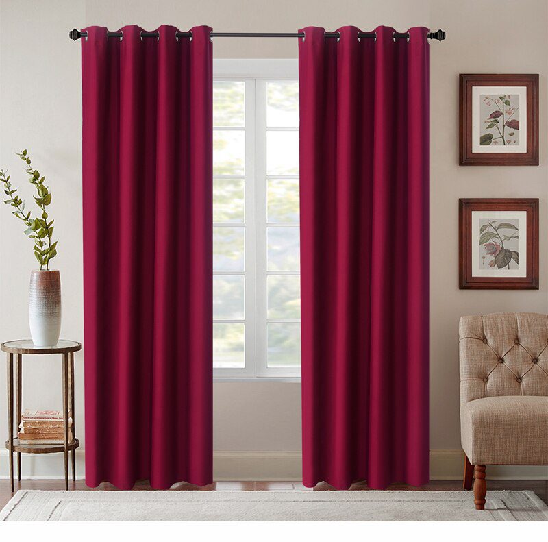 red-bedroom-curtains, blackout-curtains, edit-home-curtains