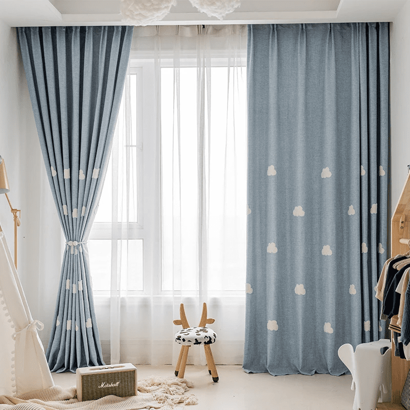 cartoon-white-3d-cloud-curtain, blackout-curtains, edit-home-curtains