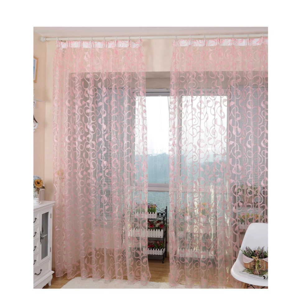 pink-floral-sheer-curtains, edit-home,sheer-curtains,voile-curtains,edit-home-curtains,curtains