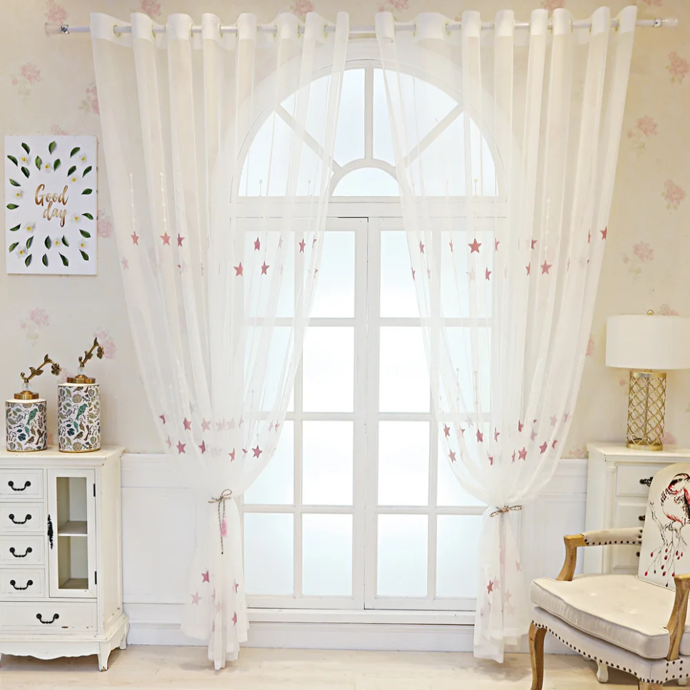 embroidered-white-sheer-curtains, sheer-curtains, edit-home-curtains