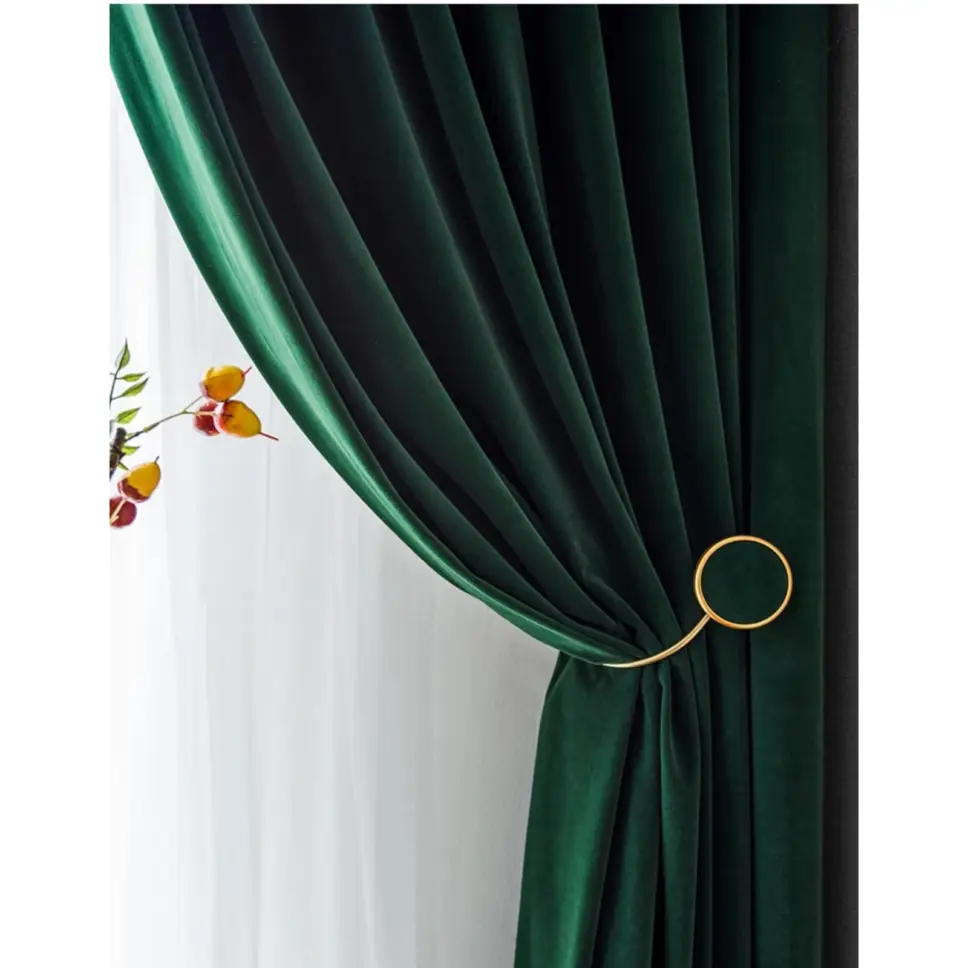 green-blackout-curtains, blackout-curtains, edit-home,velvet-curtains