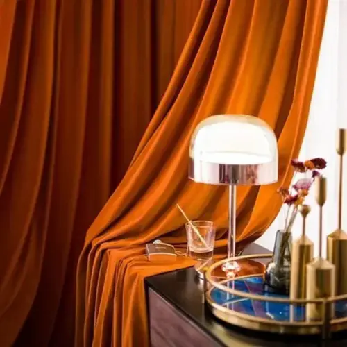 orange-blackout-curtains, blackout-curtains, edit-home,velvet-curtains