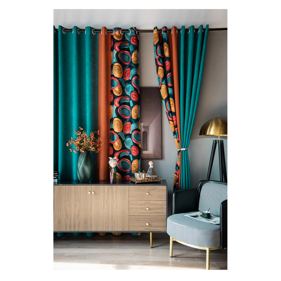 american-style-tree-printed-curtains, bedroom-curtains, edit-home-curtains