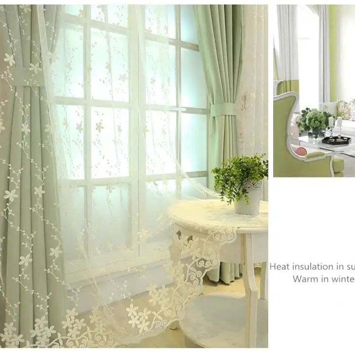 green-living-room-curtains, blackout-curtains, edit-home-curtains