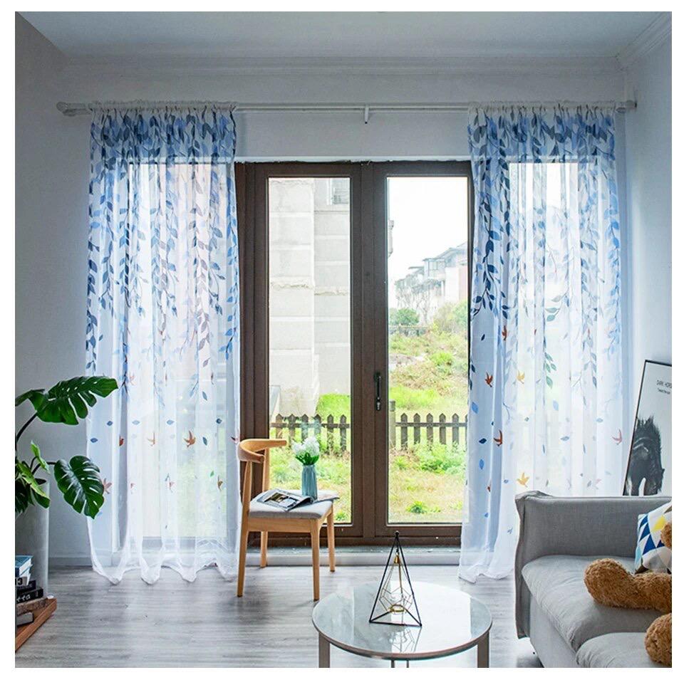 leaf-print-curtains, blue-curtains, sheer-curtains--edit-home, curtains