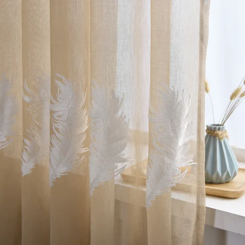 coffee-embroidered-curtains, embroidered-curtains, edit-home-curtains