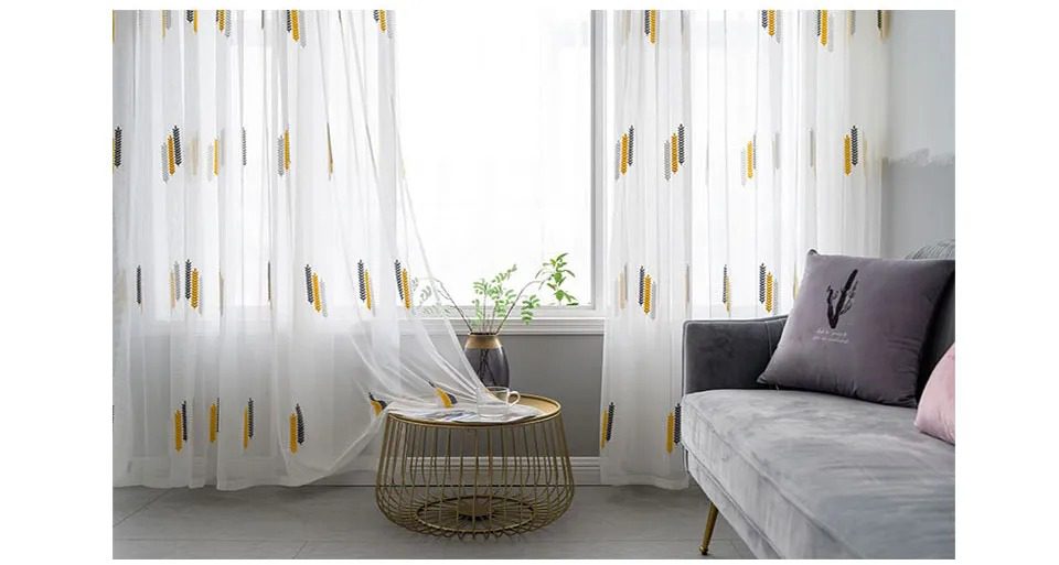 yellow-embroidered-curtains,voile-curtains-for-living-room,edit-home-curtains