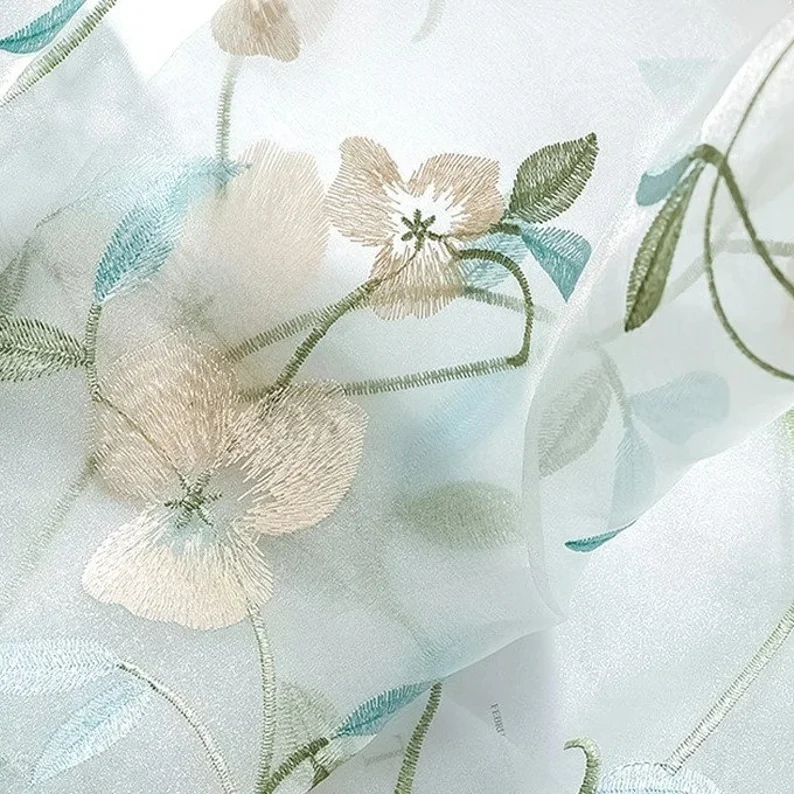 blue-floral-curtains, voile-curtains, embroidered-curtains, edit-home-curtains