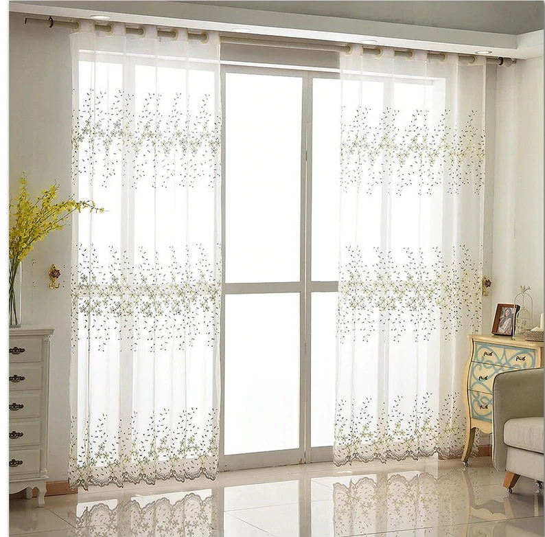 flower-embroidered-curtains, edit-home-curtains