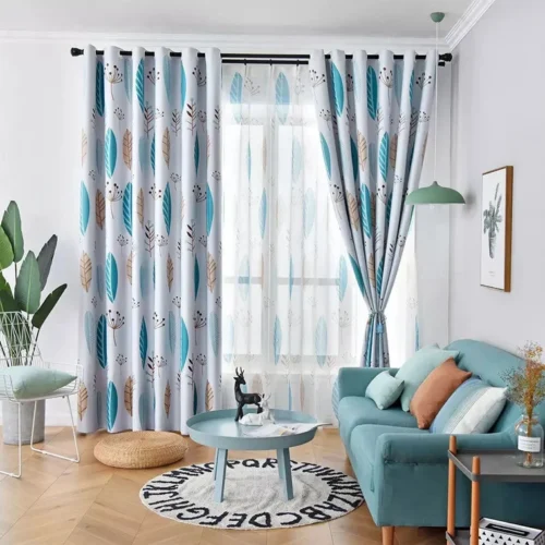 blue-blackout-curtains, edit-home-curtains