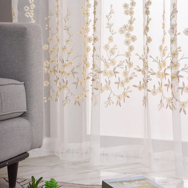 leaf-embroidered-beige-curtains, embroidered-curtains, edit-home-curtains