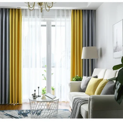 grey-yellow-blackout-curtains, blackout-curtains, edit-home-curtains