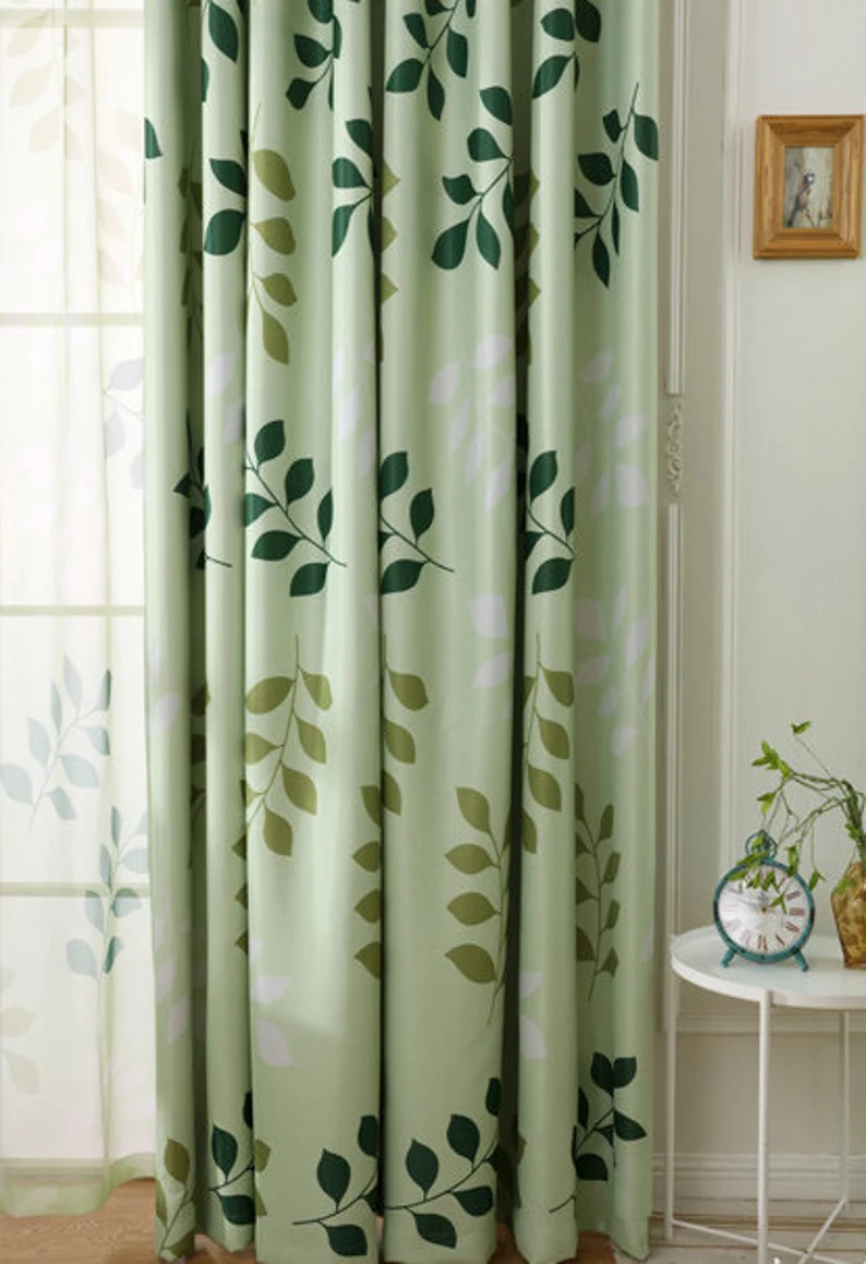green-blackout-curtains, blackout-curtains, edit-home-curtains