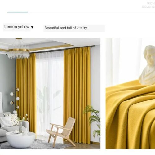 lemon-yellow-blackout-curtains, blackout-curtains, edit-home-curtains