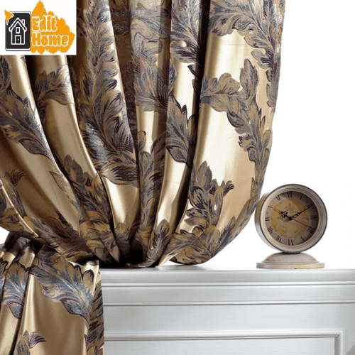 best-golden-living-room-curtain, blackout-curtains, edit-home-curtains