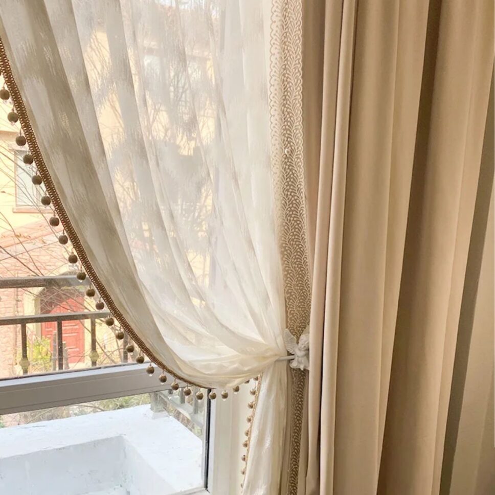 beige-velvet-curtains, bedroom-curtains, living -room-curtains, edit-home