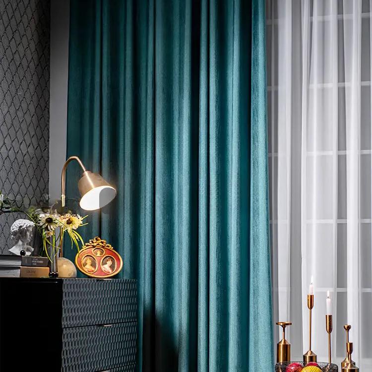 high-precision-material-curtains, blue-bedroom-curtains, bedroom-curtains, edit-home