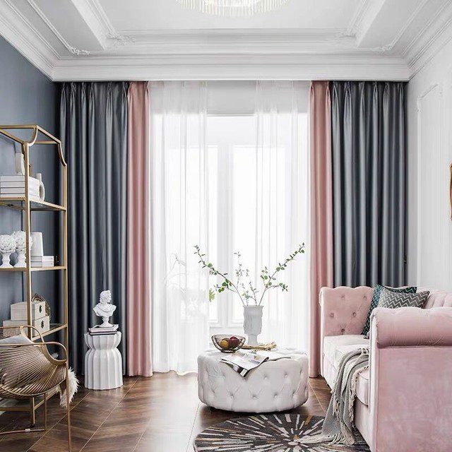 grey-and-pink-bedroom-curtains, blackout-curtains, edit-home
