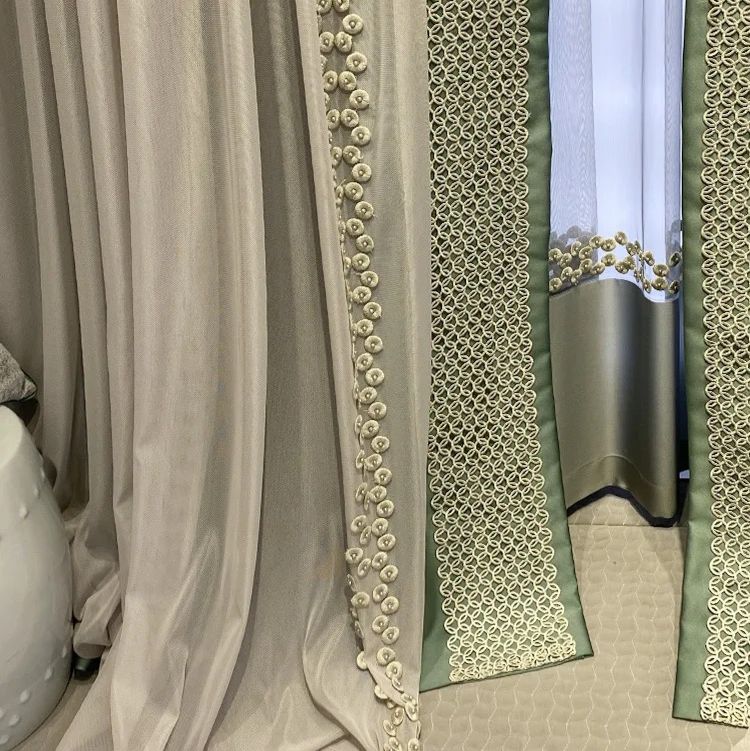 green-luxury-embroidered-curtains, blackout-curtains, embroidered-curtains, luxury-curtains, edit-home