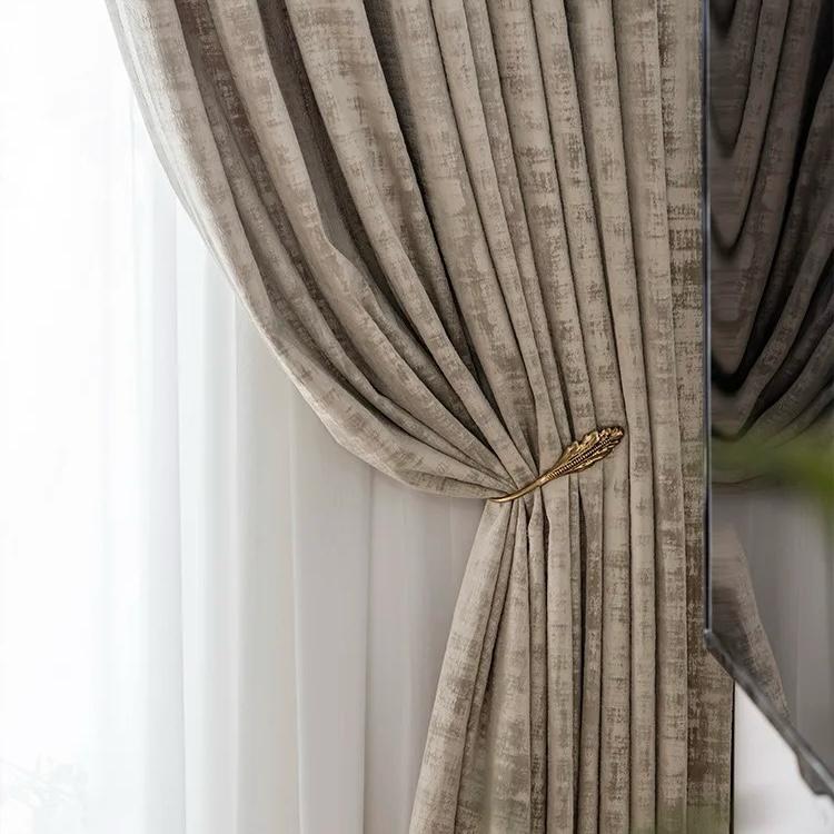 beige-brown-bedroom-curtains, blackout-curtains, bedroom-room-curtains, edit-home