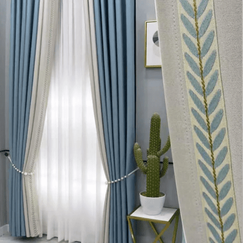 Nordic Style Curtains | Blackout Curtains Living Bedroom