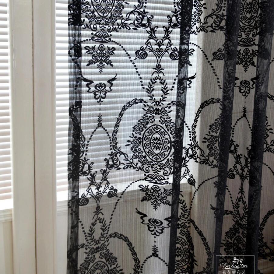 black-sheer-curtains-for-bedroom, ne-curtains, black-curtains, edit-home-curtains