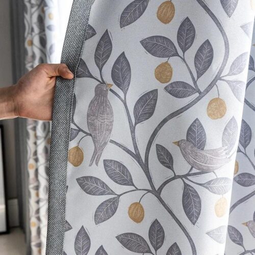 linen-bird-curtains-printed-bedroom, blackout-curtains, edit-home