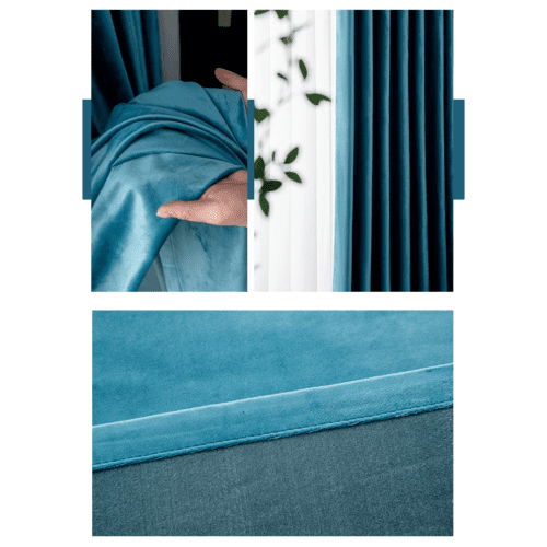 blue-extra-long-velvet-curtains, blackout-curtains, velvet-curtains, edit-home-curtains