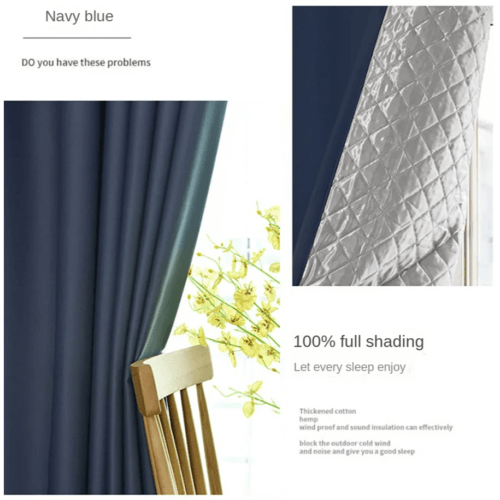 navy-blue-color-full-blackout-curtains, bedroom-curtains, edit-home-curtains