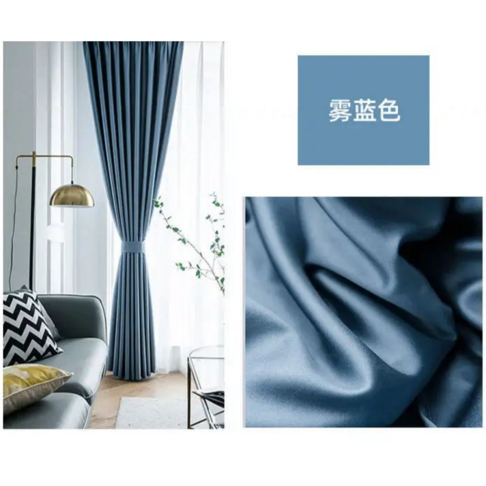 sky-blue-silk-curtains, blackout-curtains, edit-home-curtains