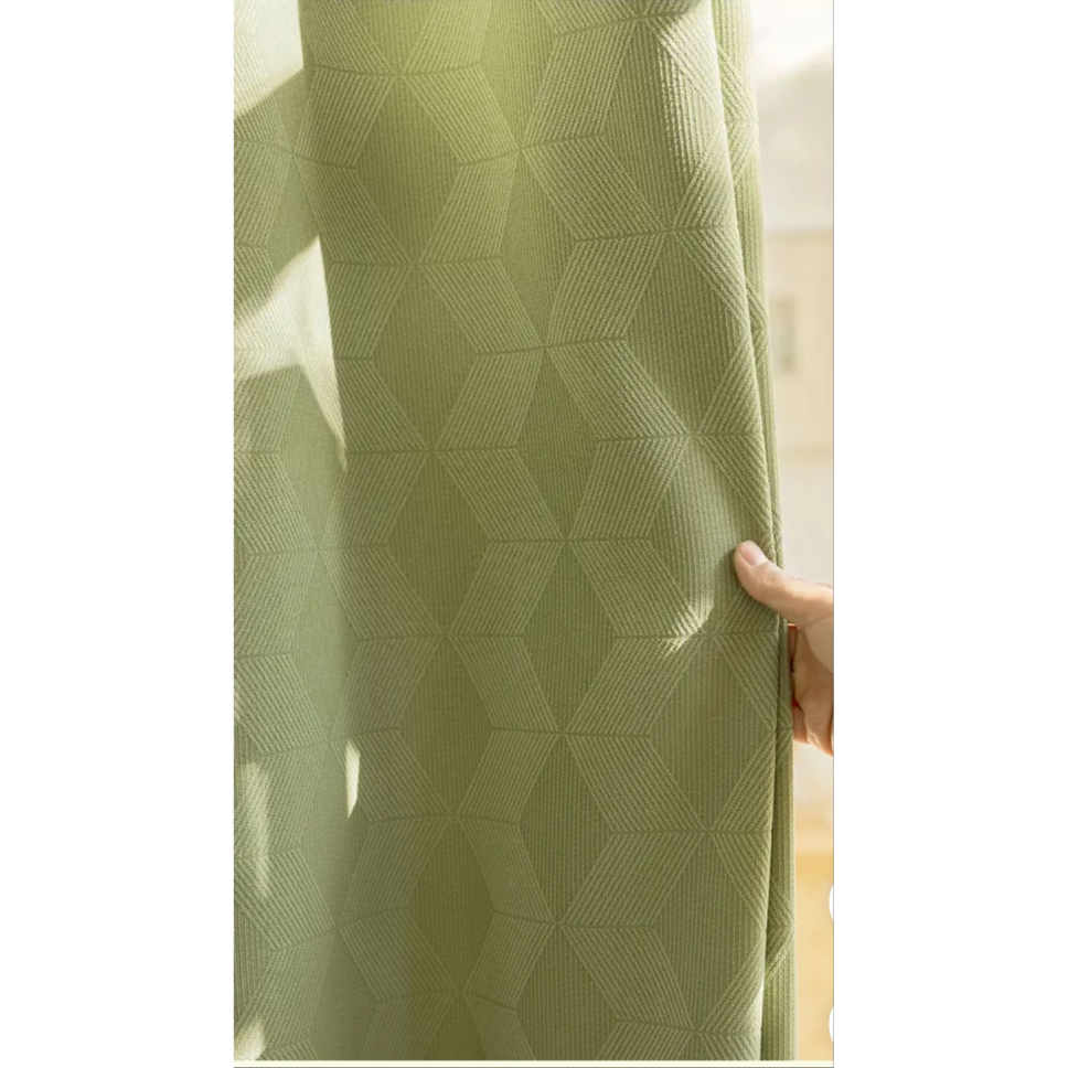 green-japanese-luxury-curtain, blackout-curtains, edit-home-curtains