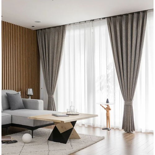 grey-fish-bone-design-curtains, printed-curtains, blackout-curtains, edit-home-curtains