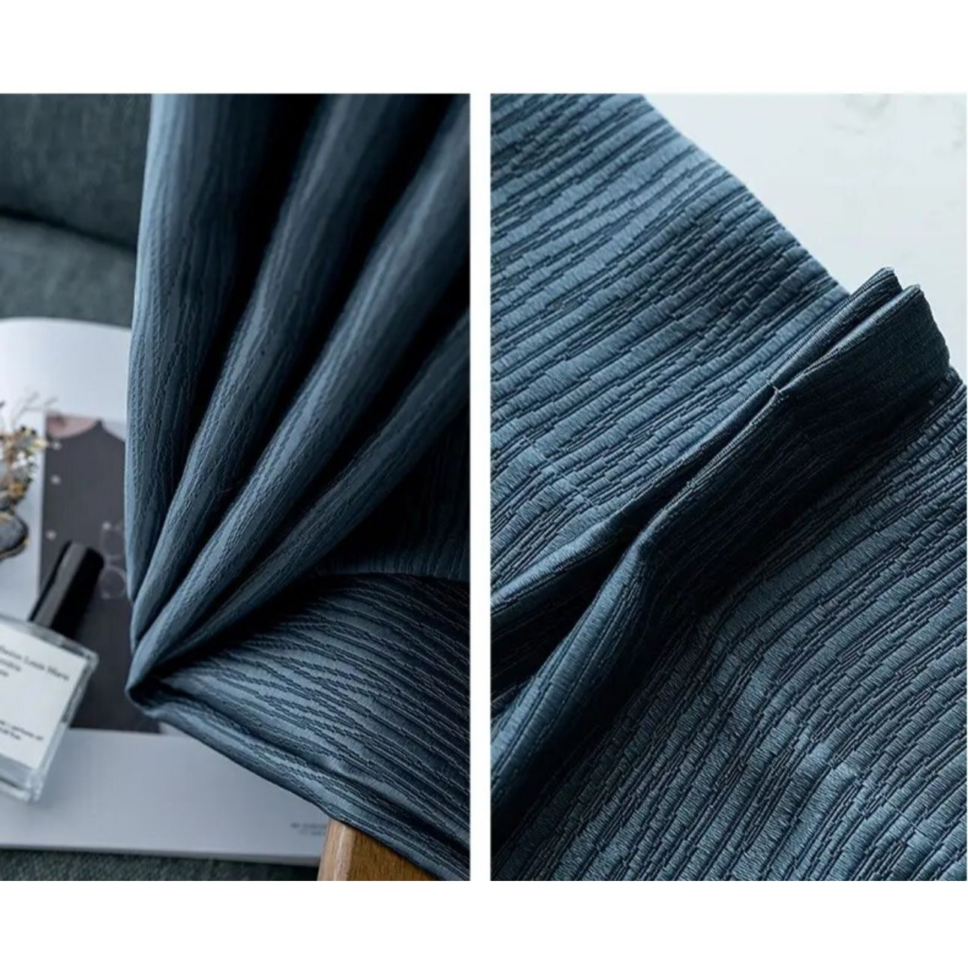blue-texture-blackout-curtains, luxury-curtains, blackout-curtains, edit-home-curtains