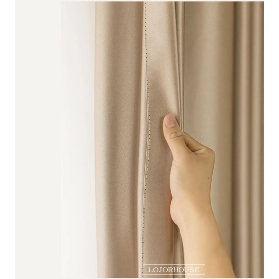 milk-tea-color-silk-curtains, blackout-curtains, silk-curtains, edit-home-curtains