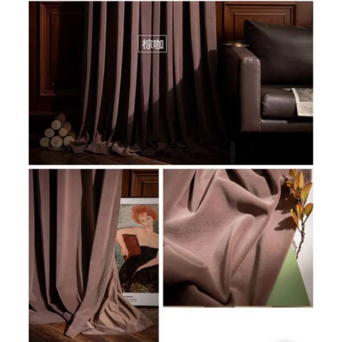 coffee-brown-solid-color-blackout-curtains, plain-curtains, blackout-curtains, edit-home-curtains
