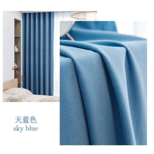 blue-herringbone-velvet-curtains, blackout-curtains, velvet-curtains, edit-home-curtains