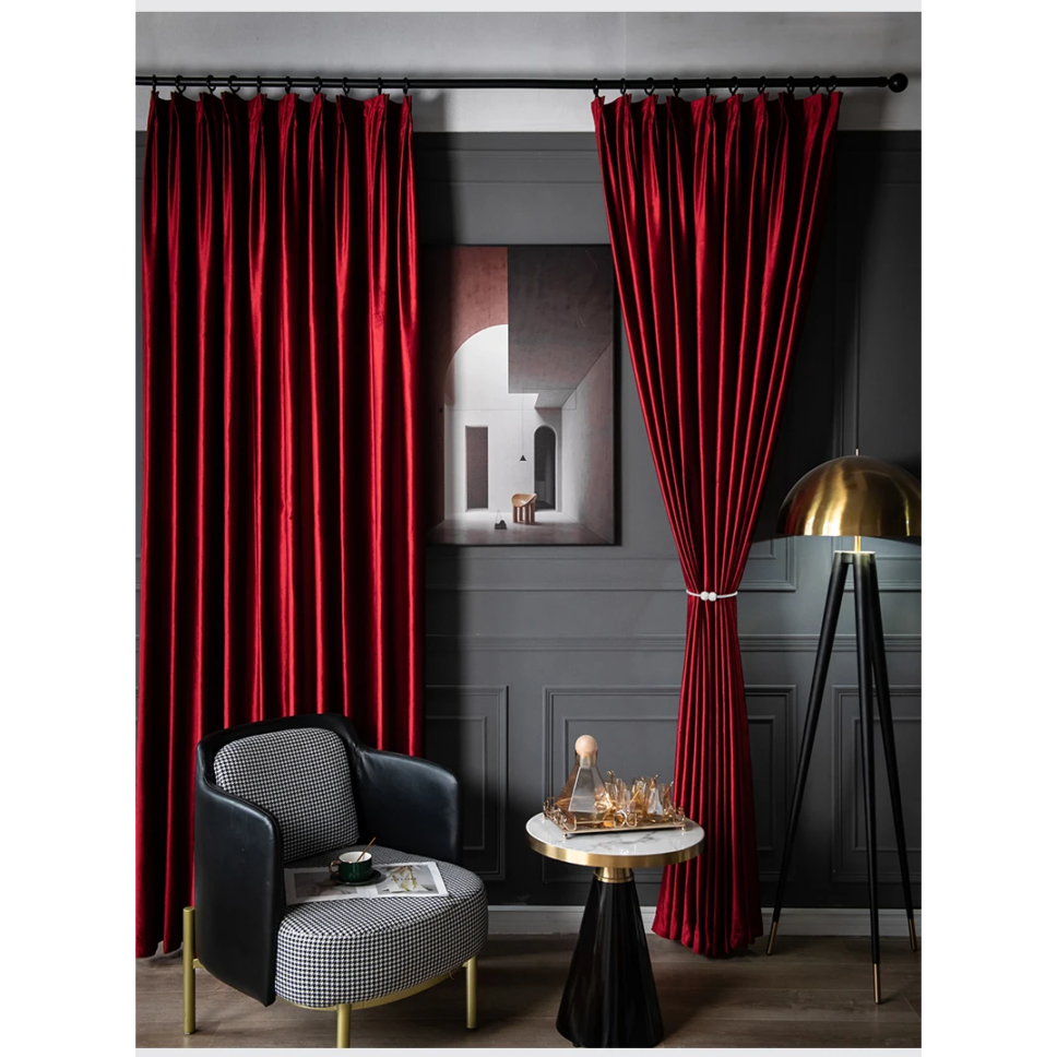 luxury-solid-red-blackout-curtains, luxury-curtains, plain-curtains, red-curtains, edit-home-curtains