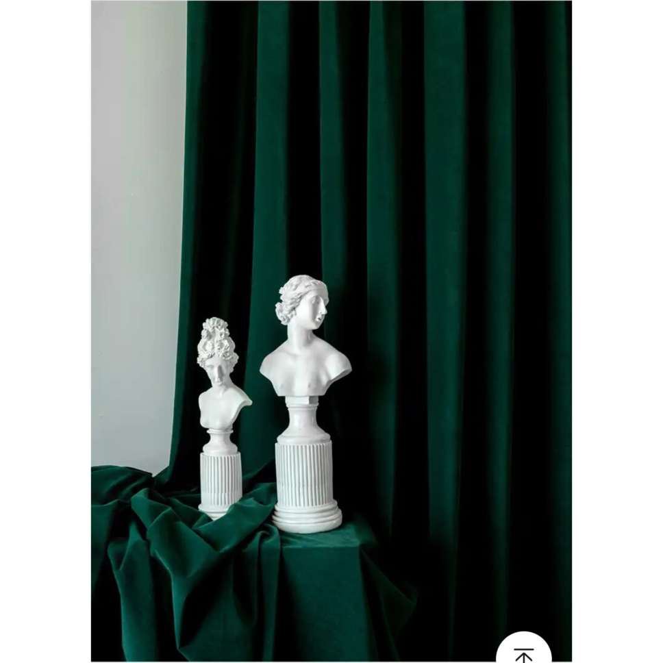 dark-green-wool-velvet-curtains, plain-curtains, blackout-curtains, edit-home-curtains
