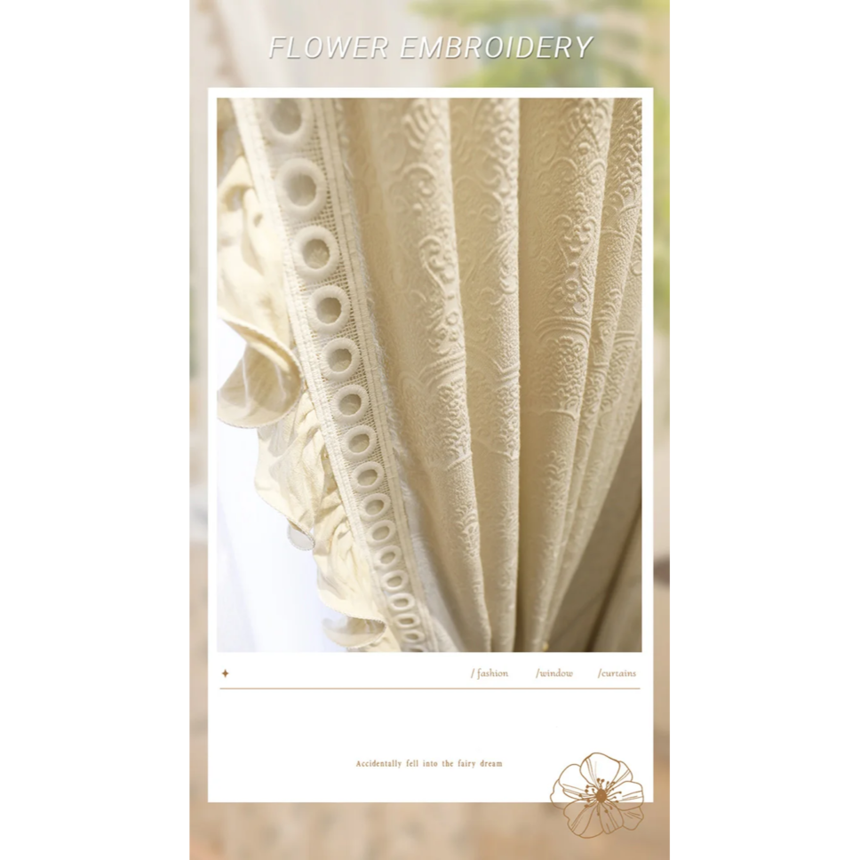 cream-embossed-jacquard-curtain, semi-blackout-curtains, luxury-curtains, edit-home-curtains