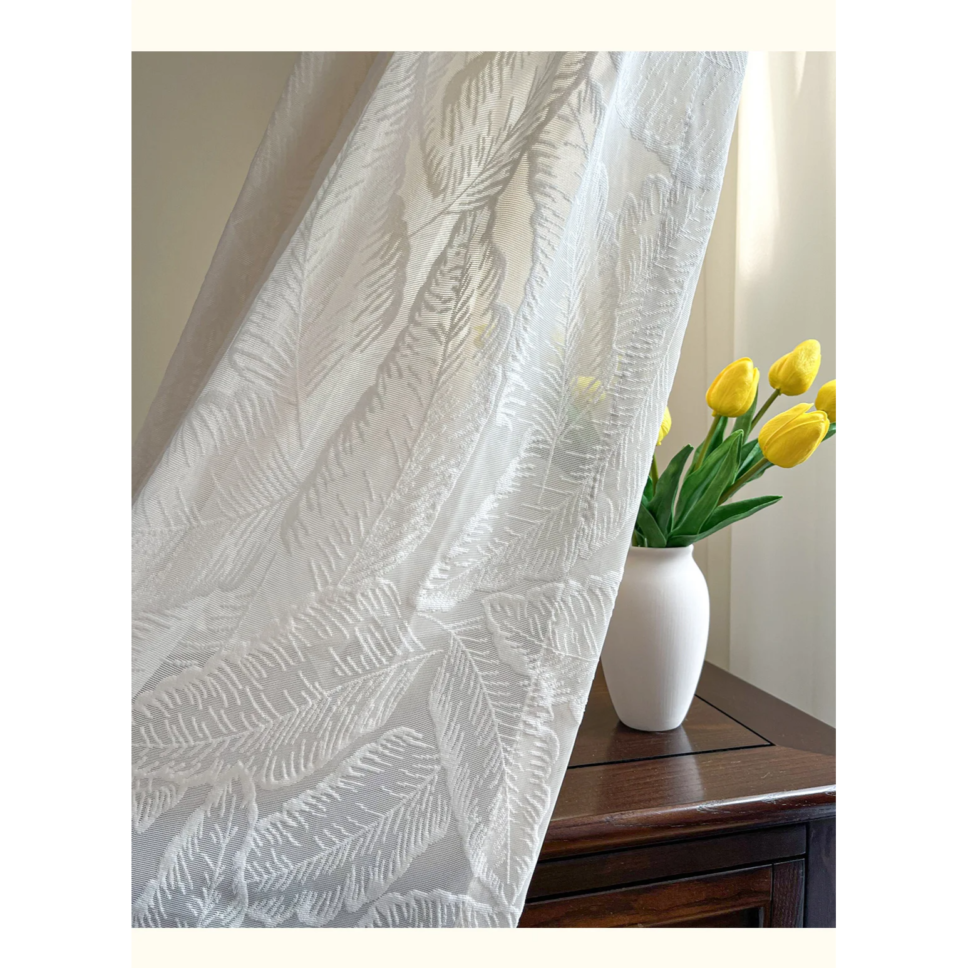 large-leaf-net-curtains, plain-curtains, net-curtains, edit-home-curtains