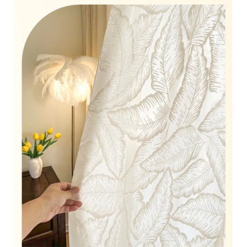 large-leaf-net-curtains, plain-curtains, net-curtains, edit-home-curtains