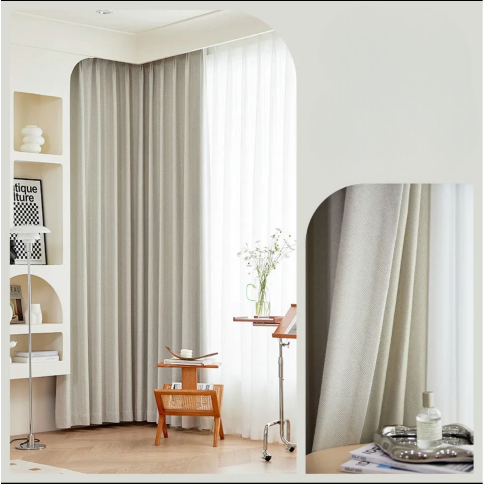 herringbone-windows-blackout-curtains, plain-curtains, blackout-curtains, edit-home-curtains